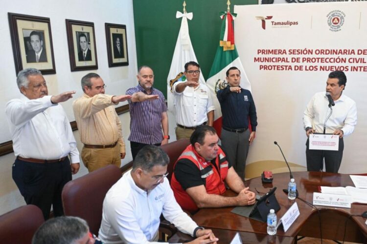 Toma protesta Consejo de Protección Civil en Victoria