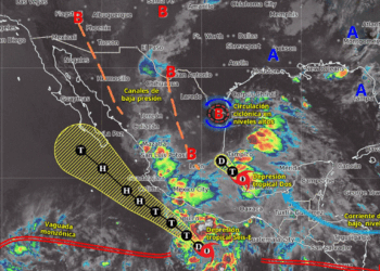 Tormenta Barry | Foto: Conagua