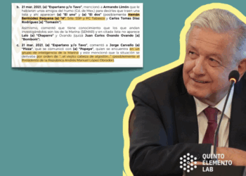 AMLO habría ordenado investigar a Hernán Bermúdez en 2021, según un informe de la Sedena. Foto de Quinto Elemento Lab