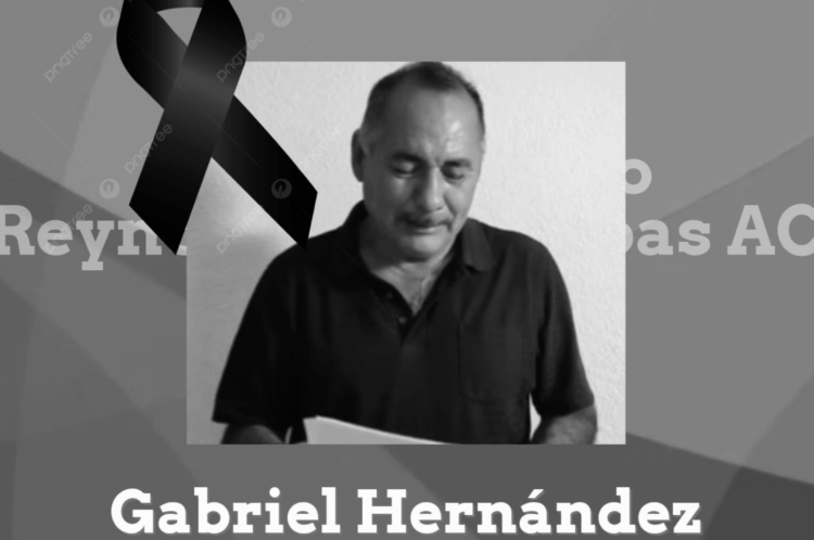Gobierno Federal revisa con la familia asesinato del activista Gabriel Hernández en Reynosa. Foto de X Colectivo 10 de Marzo