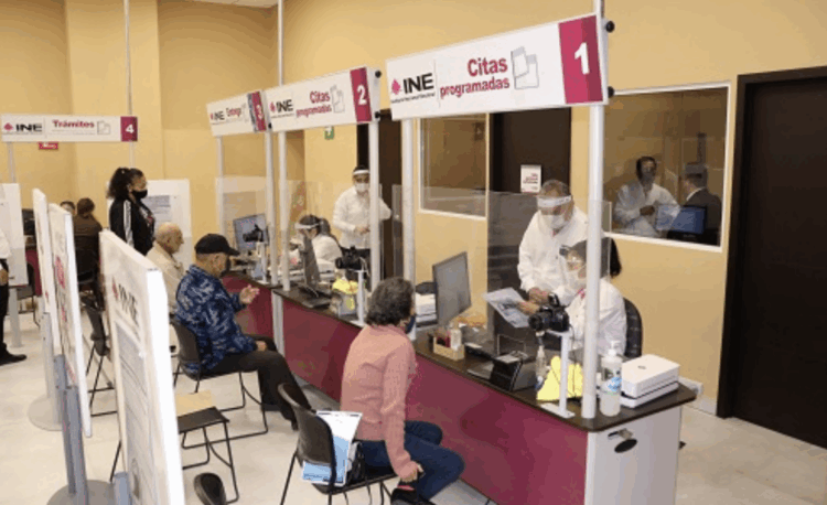 Módulos del INE estarán abiertos en vacaciones. Foto de INE/Archivo