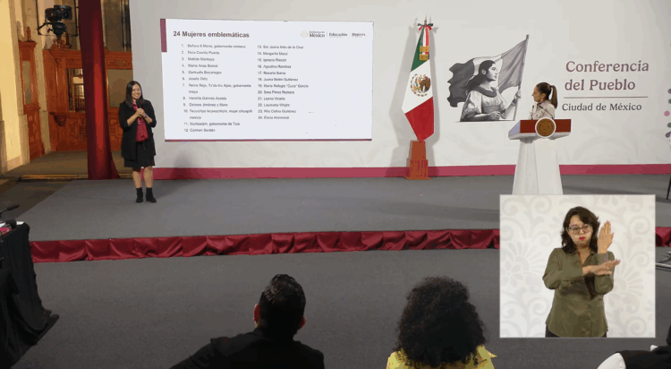 Modifican calendario cívico en México para reconocer a mujeres.