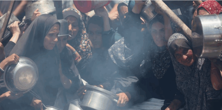 Hambruna masiva en Gaza