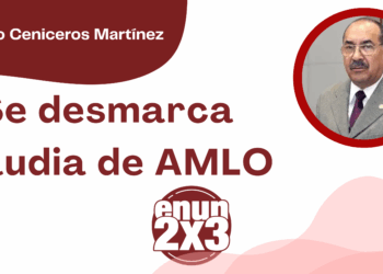 Por Alejandro Ceniceros Martínez | Se desmarca Claudia de AMLO