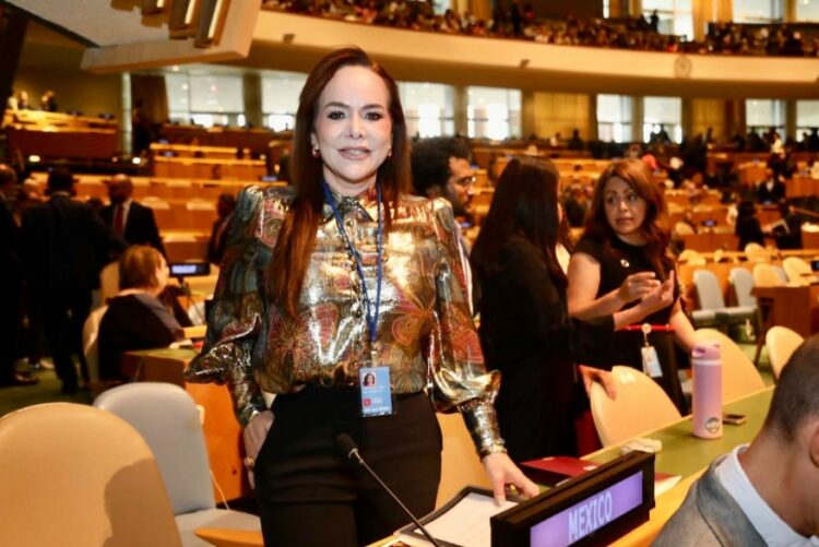 Carmen Lilia representa a México en foro de la ONU