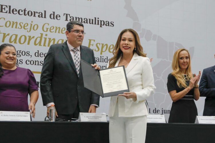 Sala Superior del TEPJF deshecha impugnaciones contra Tania Contreras; asumirá presidencia del PJ de Tamaulipas. Foto de IETAM