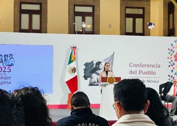 "Que el Tribunal decida": Sheinbaum sobre acordeones de la elección judicial. Foto de Tania Villanueva/ EnUn2x3