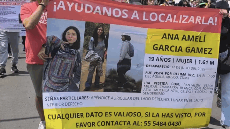 Continúa búsqueda de Ana Amelí García, joven desaparecida en el Ajusco. Foto de Redes Sociales