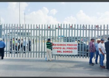 Reportan pérdidas de más de 500 mdp por bloqueos de sorgueros. Foto de Facebook