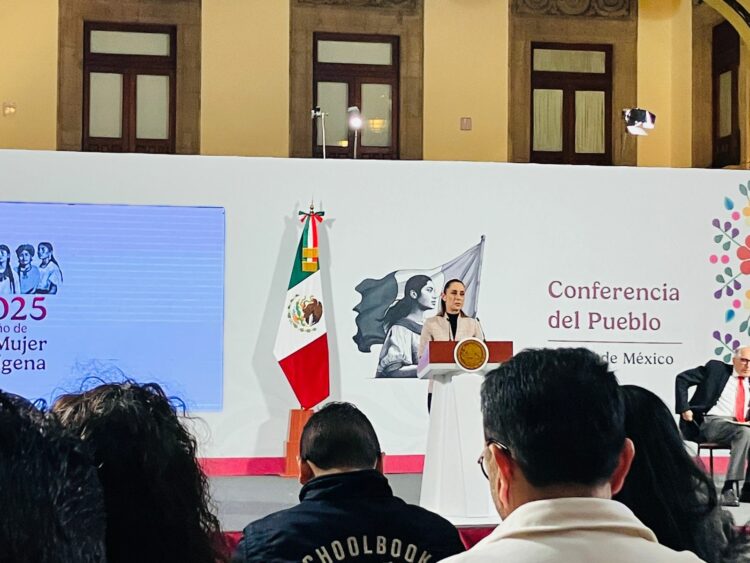 #EnVivo Conferencia de prensa Claudia Sheinbaum 29 de julio. Foto de Tania Villanueva/EnUn2x3