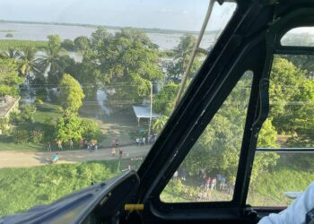 Continúa entrega de víveres a afectados por Barry. Foto de Protección Civil de Tamaulipas