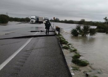 Lluvias extraordinarias provocan afectaciones severas en la zona cañera y centro de Tamaulipas. Foto de Secretaría de Seguridad de Tamaulipas