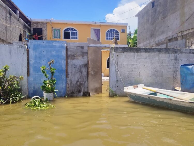 Daños en municipios por paso de Barry. Foto de Tania Villanueva/EnUn2x3