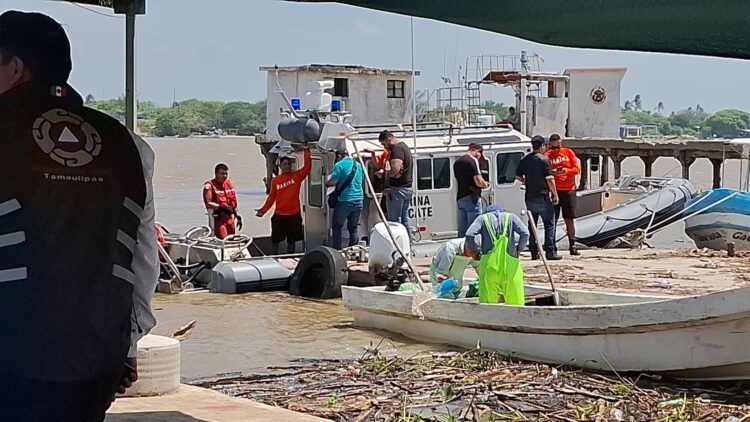Recuperan cadáver de joven que se aventó al río Pánuco. Foto de Factos Conurbados