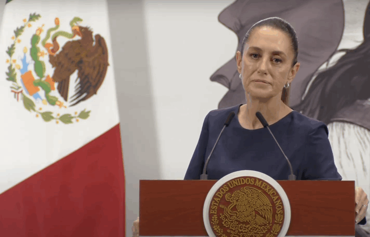 "EE.UU. no va a venir a México con los militares, no va a haber invasión": Sheinbaum. Foto tomada de video