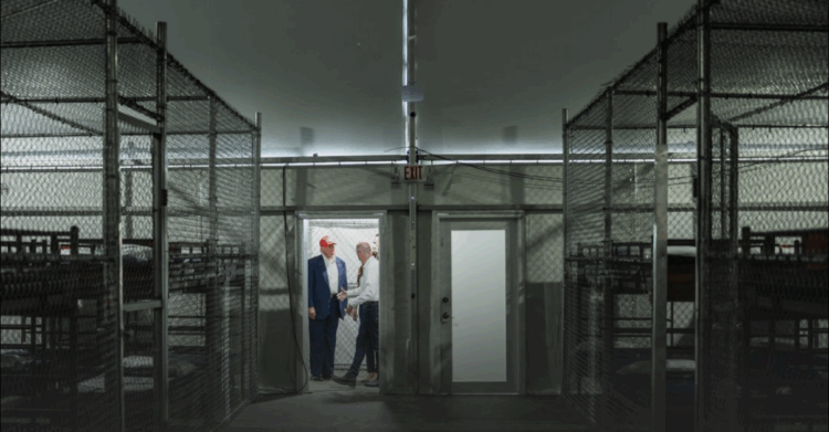 Foto de la cárcel Alligator Alcatraz en Florida por The White House