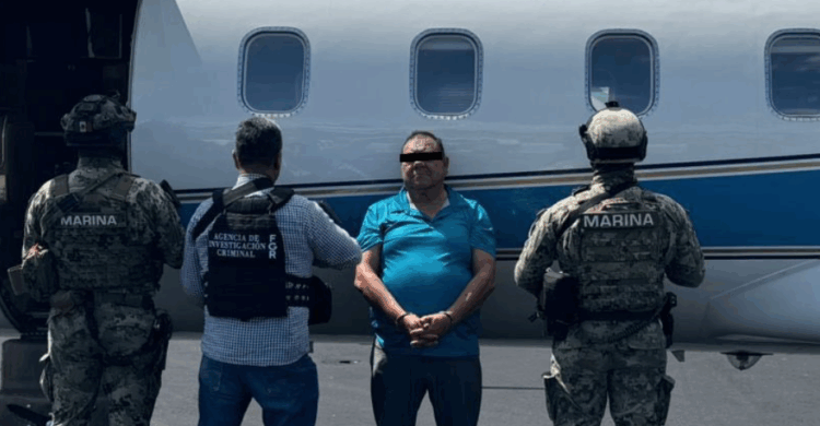 José Luis N, presunto operador del CJNG en Colima. Foto: SSPC