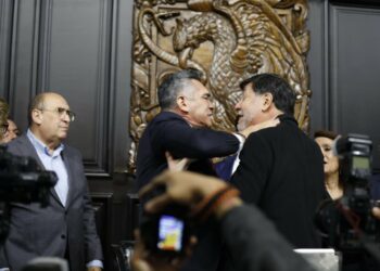 Citan a sesión urgente en el Senado tras riña; Noroña denunciará penalmente a Alito. Foto de X Andrea Chávez