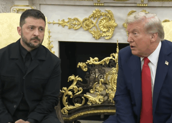 Trump y Zelenski se reúnen en la Casa Blanca. Foto tomada de video