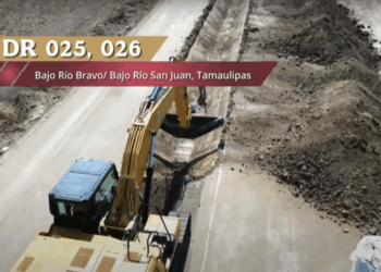 Avanza tecnificación de Distritos de Riego 025 y 026 en Tamaulipas. Foto tomada de video