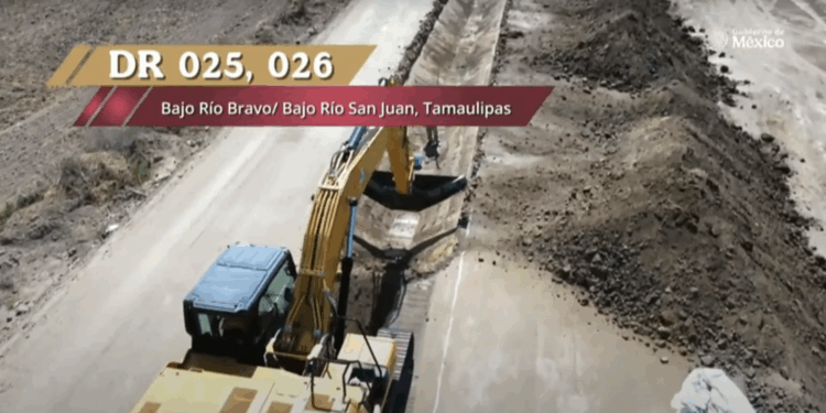 Avanza tecnificación de Distritos de Riego 025 y 026 en Tamaulipas. Foto tomada de video