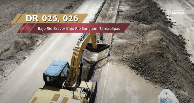 Avanza tecnificación de Distritos de Riego 025 y 026 en Tamaulipas. Foto tomada de video