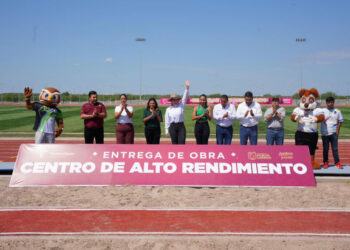 Alcaldesa Carmen Lilia Canturosas pone en marcha nuevo centro de alto rendimiento deportivo