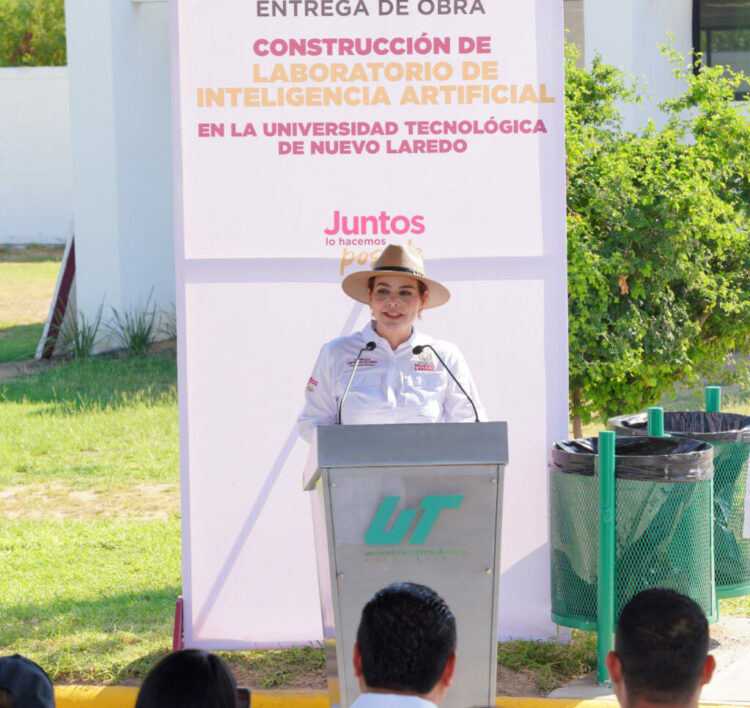 Nuevo Laredo marca pauta en Tamaulipas: Entrega Carmen Lilia Canturosas laboratorio de inteligencia artificial en la Universidad Tecnológica