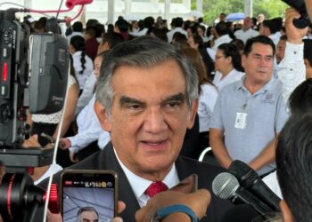 Reitera AVA combate a la corrupción tras detenciones por huachicol fiscal en Tamaulipas. Foto de Josué Escamilla