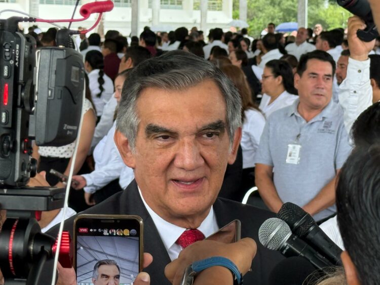 Reitera AVA combate a la corrupción tras detenciones por huachicol fiscal en Tamaulipas. Foto de Josué Escamilla