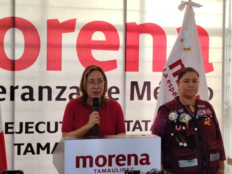 Cabeza de Vaca es responsable de politizar asesinato del exalcalde de Burgos, acusa Morena. Foto de Josué Escamilla