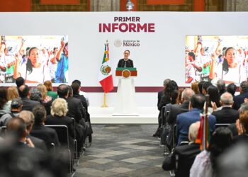 "Vamos bien y vamos a ir mejor": Sheinbaum presenta su Primer Informe de Gobierno. Foto de Presidencia de México