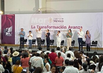 #EnVivo Claudia Sheinbaum visita Tamaulipas. Foto de Jiroko Nakamura/marthaolivia.com.mx