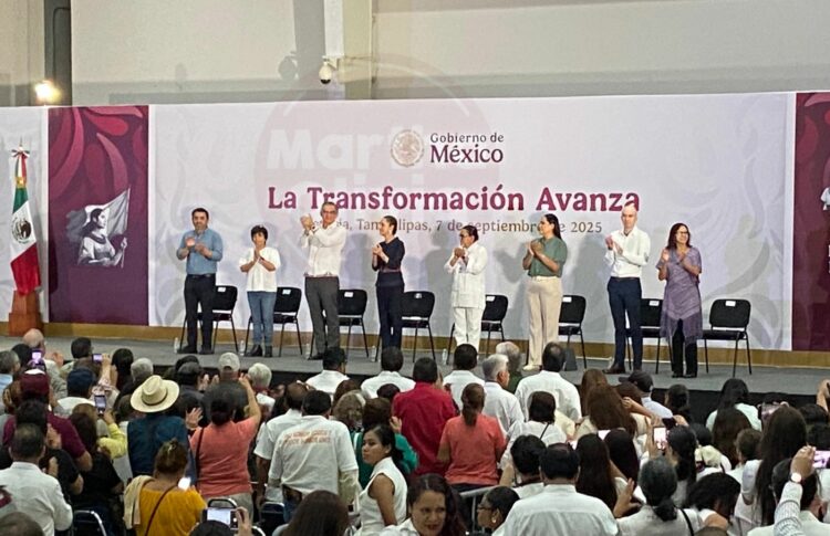 #EnVivo Claudia Sheinbaum visita Tamaulipas. Foto de Jiroko Nakamura/marthaolivia.com.mx