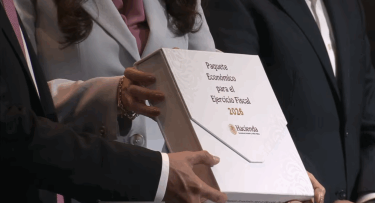 Entregan Paquete Económico para el Ejercicio Fiscal 2026. Foto tomada de video