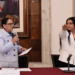 Martha Lidia Pérez Gumecindo y Rosa Icela Rodríguez Velázquez. Foto: X de Rosa Icela Rodríguez