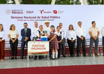 Supera Tamaulipas meta establecida en Semana Nacional de Salud Pública 2025