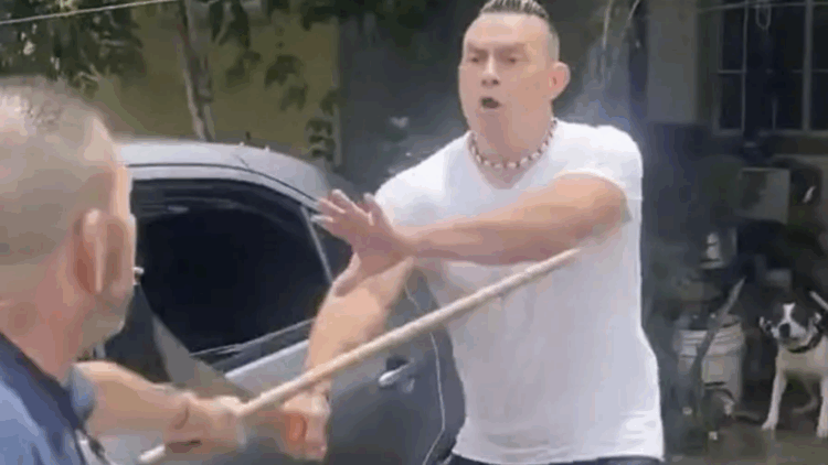 Conflictos vecinales impactan en percepción de seguridad local. Foto tomada de video