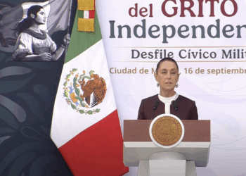 "Ninguna potencia extranjera decide por nosotros": Sheinbaum. Foto tomada de video