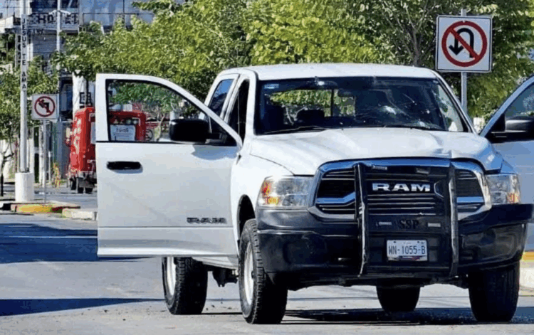 Persecuciones y bloqueos en Matamoros. Foto Especial