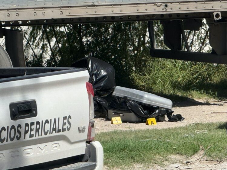 Localizan posibles restos humanos en una bolsa negra en Reynosa. Foto de Facebook