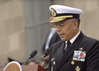 "Nosotros mismos dimos el golpe de timón", asegura secretario de Marina. Foto tomada de video