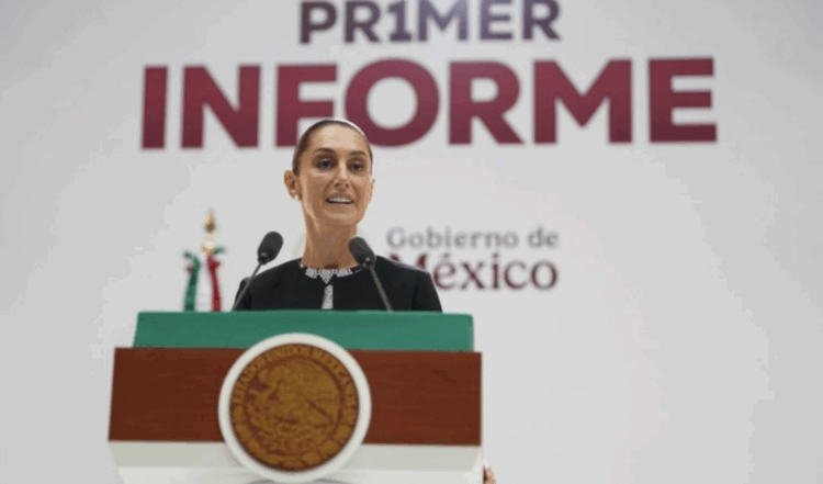 Sheinbaum dará informe en cada entidad. Foto de Presidencia de México
