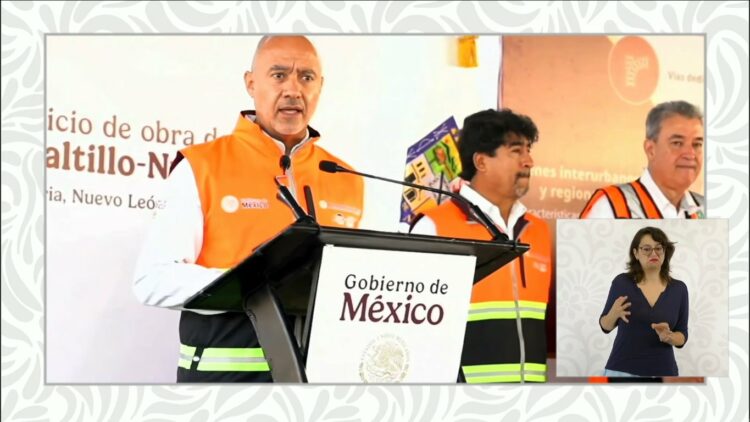 Inicia construcción de tren Saltillo-Nuevo Laredo. Foto tomada de video