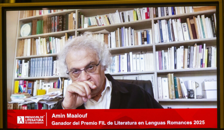 Amin Maalouf, Pemio FIL de Literatura en Lenguas Romances 2025. Foto de FIL Guadalajara