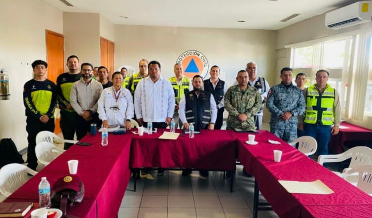 Autoridades de Tamaulipas refuerzan coordinación preventiva ante incremento en los niveles del río Pánuco