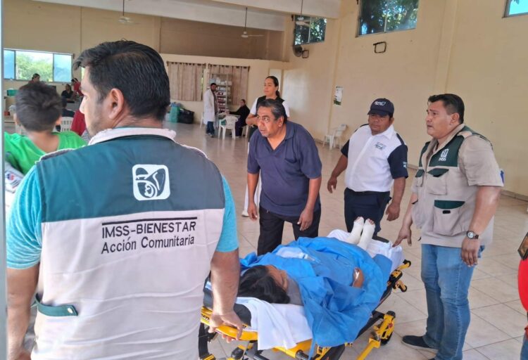 IMSS Tamaulipas envía brigadas de salud para damnificados de El Higo, Veracruz. Foto de IMSS Tamaulipas