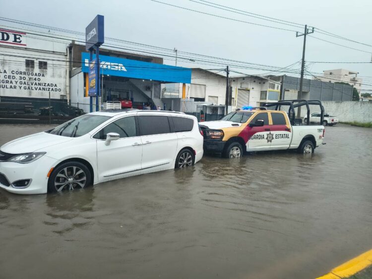 Afectaciones por lluvias son manejables hasta el momento, asegura AVA. Foto de Secretaría de Seguridad Pública de Tamaulipas