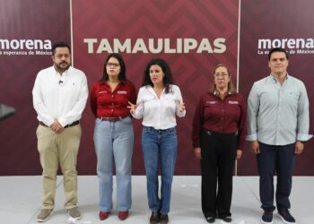 Luisa María Alcalde pide a adelantados de Morena trabajar desde abajo con la gente. Foto cortesía
