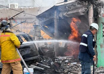Explosión por acumulación de gas deja al menos 3 heridos en Nuevo Laredo. Foto de Gobierno de Nuevo Laredo